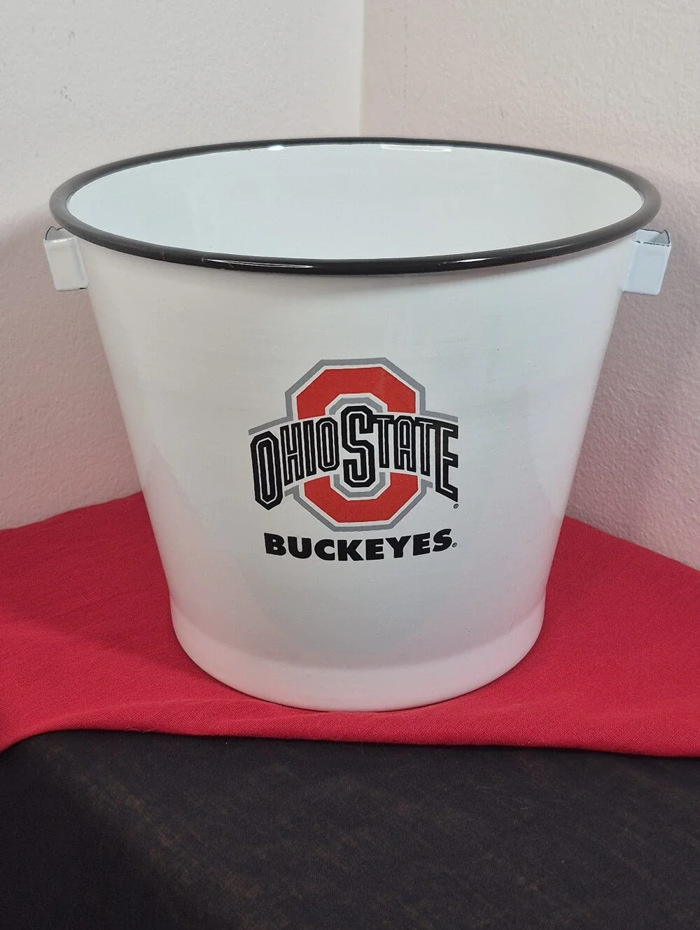 Ohio State Buckeyes Officially Licensed Team Metal Ice Bucket NWOT
